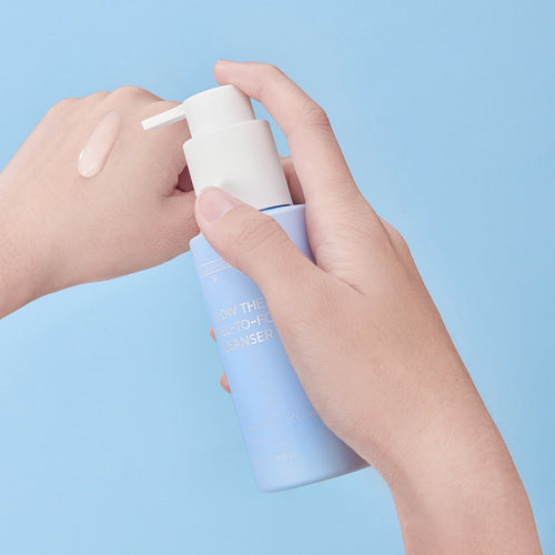 Glutanex Glow Therapy Gel-to-Foam Cleanser – 3.38 fl oz | AHA·BHA·LHA Exfoliating Bubble Cleanser