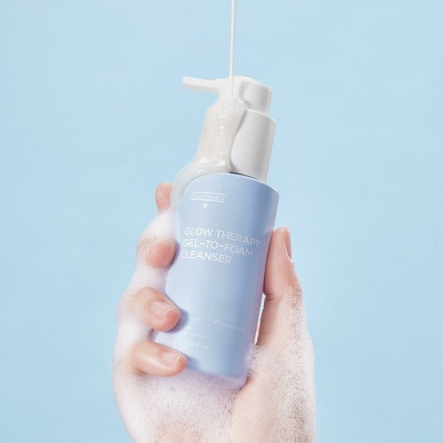 Glutanex Glow Therapy Gel-to-Foam Cleanser – 3.38 fl oz | AHA·BHA·LHA Exfoliating Bubble Cleanser