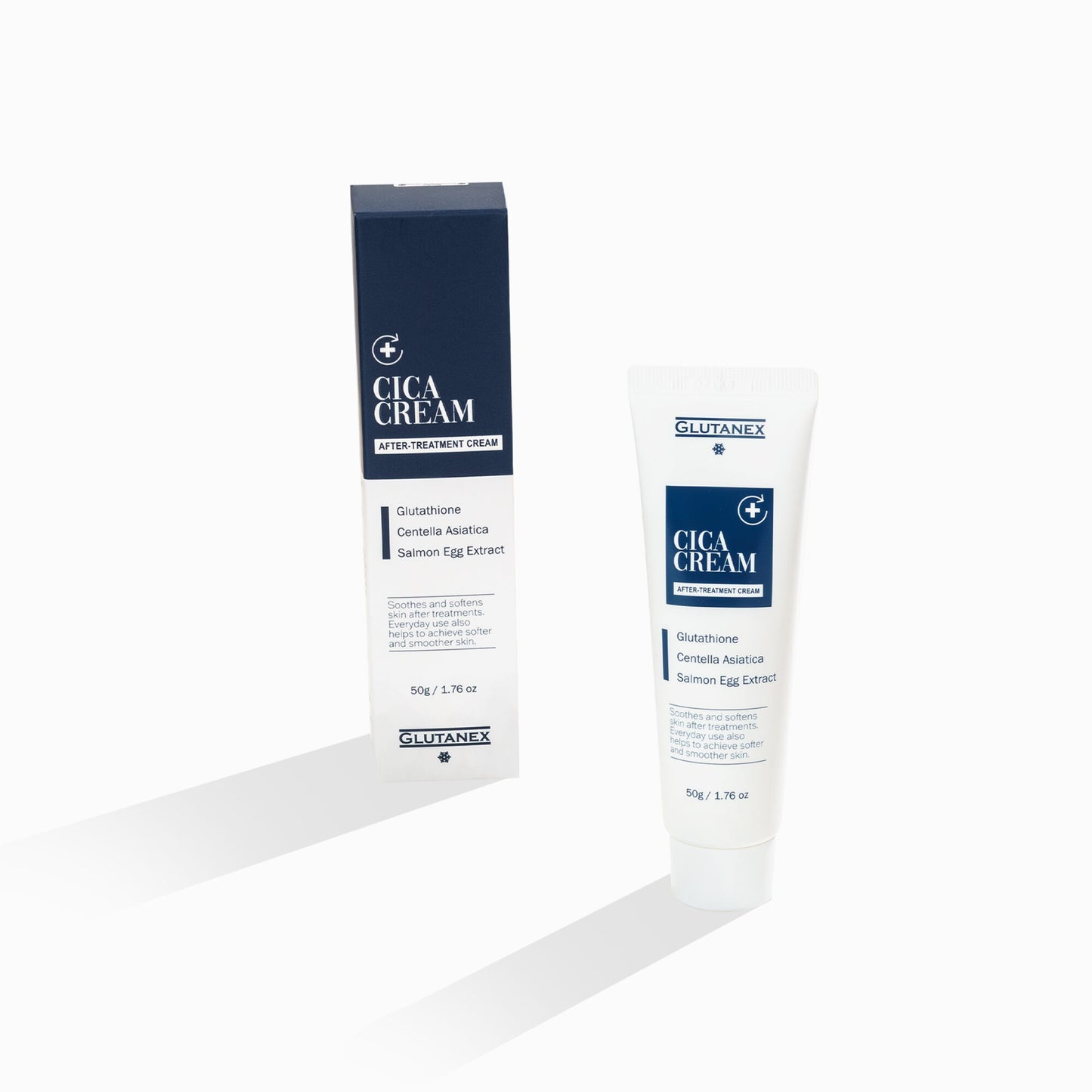 Glutanex Cica Cream – 1.76 oz | Post-Laser Recovery Cream with EGF, PDRN & Centella