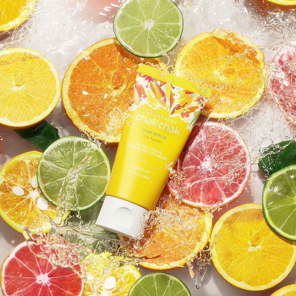 CHOK CHOK HAIR SERUM Vita Keratin – Long Hair Care with Yellow Capsule Technology