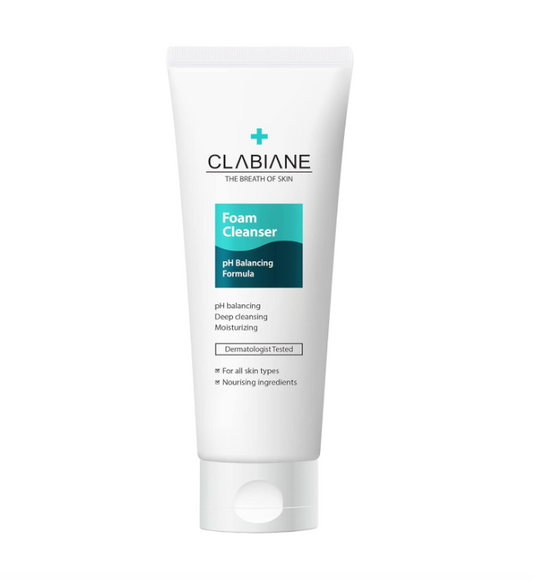 Clabiane pH 5.5 Balancing Foam Cleanser – 150ml | Hypoallergenic Daily Cleanser for Sensitive Skin